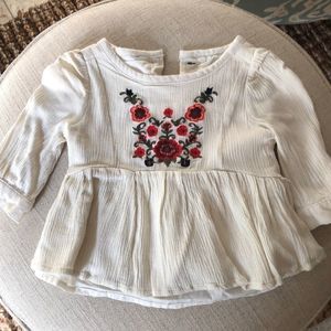 Embroidered Gymboree top